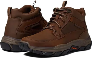 SKECHERS Relaxed Fit Respected - Boswell (Dark Brown) Men's Shoes
