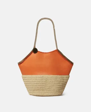 Stella McCartney - Falabella Raffia Medium Tote