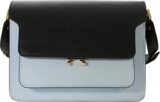 Marni Trunk Color-Block Medium Shoulder Bag