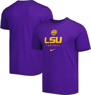Men's Nike Purple Lsu Tigers Team Issue Performance T-shirt