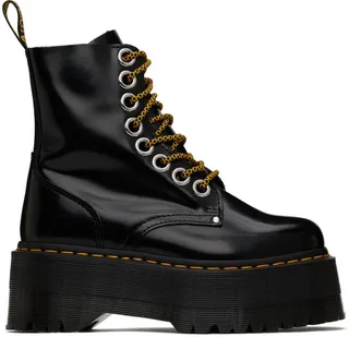 Dr. Martens Black Jadon 8-Eye Boots