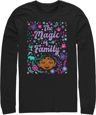 Men's Encanto Mirabel The Magic of Family Long Sleeve Shirt - Black - Small