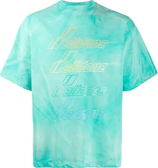 tie-dye logo T-shirt
