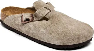 Birkenstock Women's Boston Soft Footbed Suede Leather Clogs from Finish Line