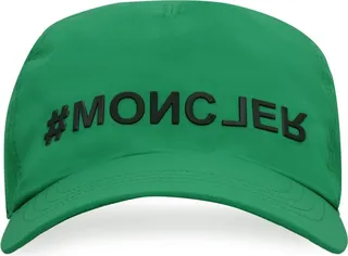 Moncler Grenoble Logo Embroidered Baseball Cap