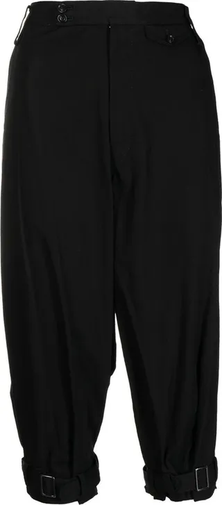Cropped Cotton-Jersey Trousers