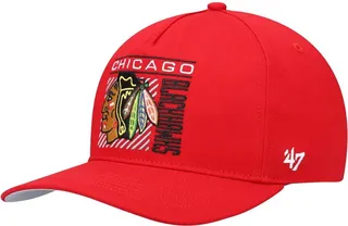 Men's '47 Red Chicago Blackhawks Reflex Hitch Snapback Hat