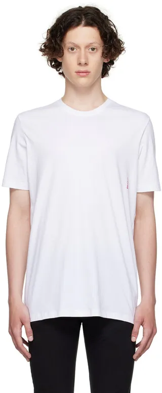 Hugo Two-Pack White Cotton T-Shirts