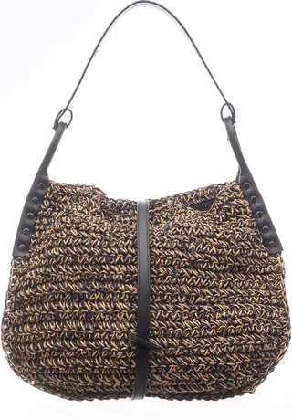 Ima M Shoulder Bag In Raffia