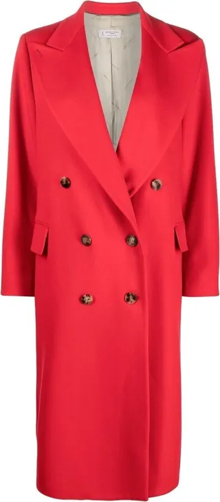 Double Breasted Virgin Wool Coat