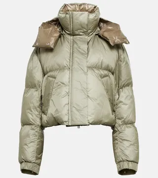 Nylon bomber jacket