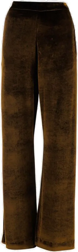 Jil Sander Straight Leg Velvet Pants
