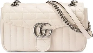 Love Parade Classic Gg Marmont Small Shoulder Bag White