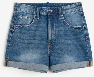 High Waist Denim Shorts