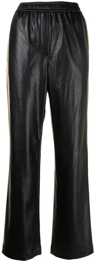 Faux-Leather Lounge Trousers