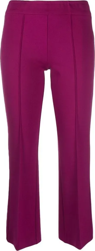 Mid-Rise Cropped Trousers