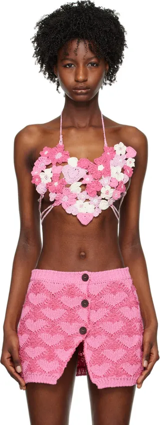 Marco Rambaldi Pink Halter Camisole
