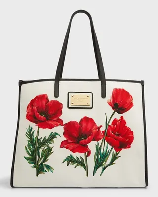 Happy Garden Canvas Tote Bag