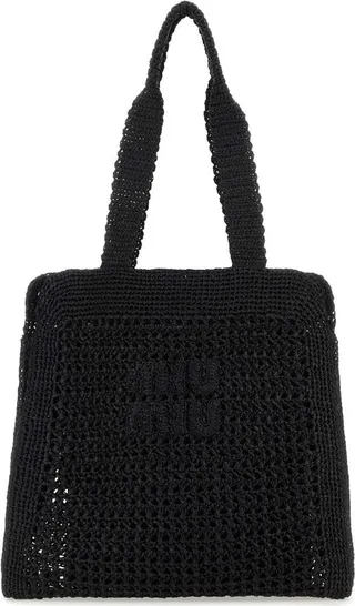 Miu Miu Crochet Shopping Bag