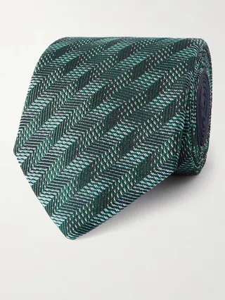 8.5cm Silk-Jacquard Tie
