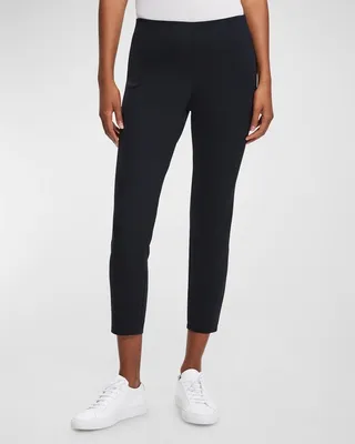 Cropped Scuba Skinny Leggings