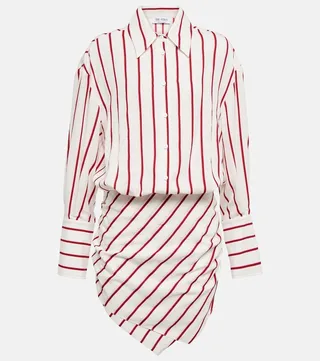 Hatty striped shirt dress