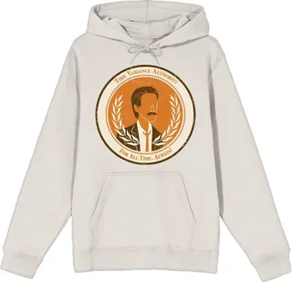 The Variance Authority For All Time Always Orange Logo Graphic Men’s Packaged Hoodie in Sand-XXL