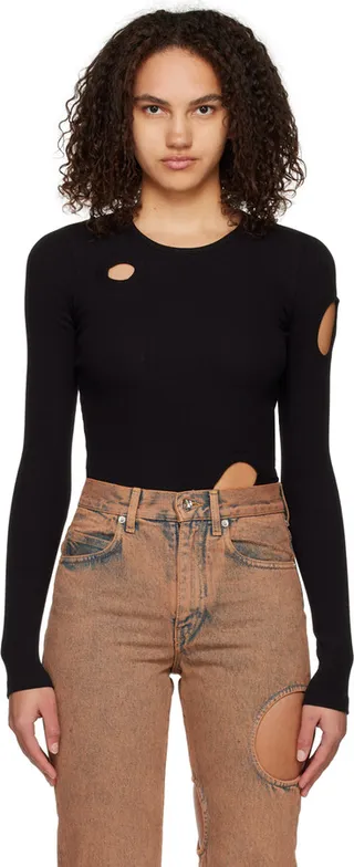 Off-White Black Meteor Bodysuit