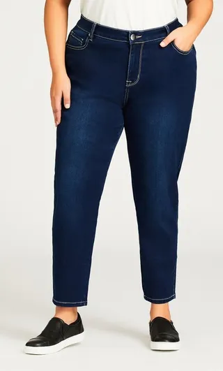 AVENUE | Women's Plus Size Butter Denim Skinny Jean Dark Wash - petite - 26W