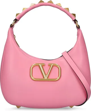 Stud Sign hobo leather bag