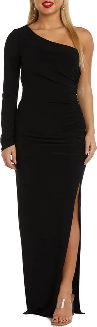 One-Shoulder Body-Con Gown