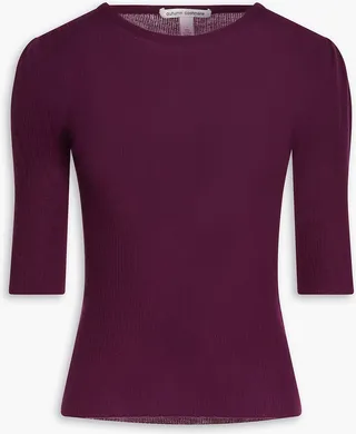 Ribbed cashmere sweater