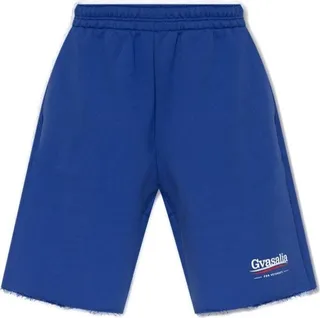 Vetements Logo Printed Elastic Waistband Shorts