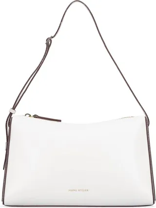 Prism leather & suede shoulder bag