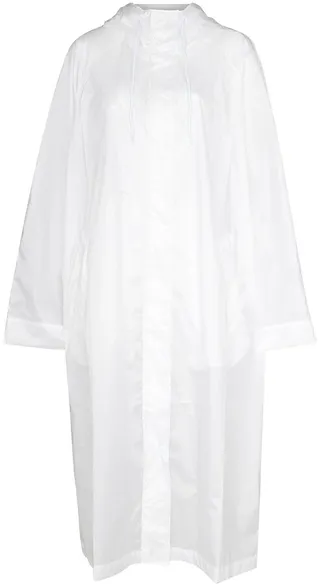 Sheer Hooded Raincoat