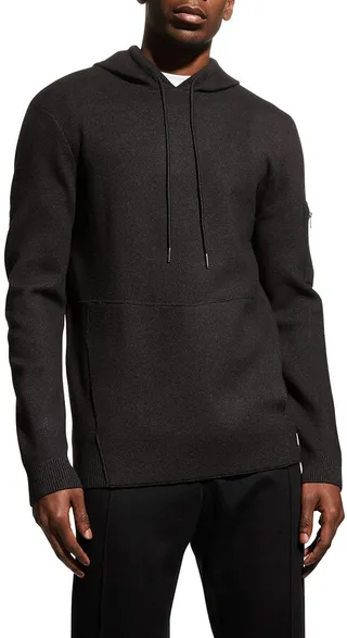 Men's Knit Pullover Hoodie