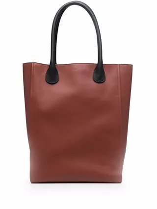 Kamilla two-tone tote