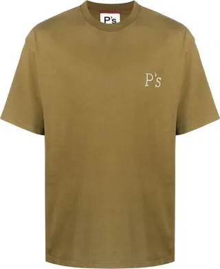embroidered-logo T-shirt