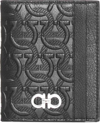 Salvatore Ferragamo Gancini Embossed Cardholder