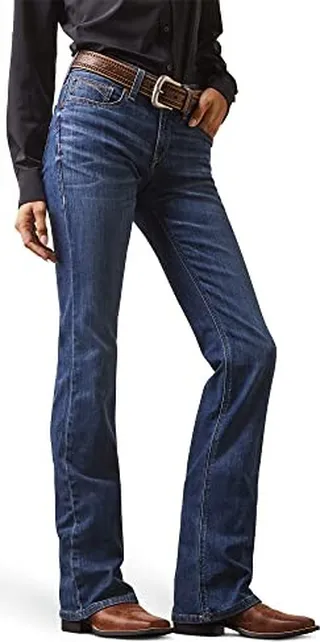 Ariat Female R.E.A.L. Perfect Rise Leila Boot Cut Jean Irvine 26