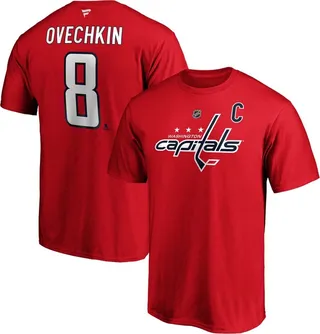 Lids Men's Fanatics Branded Alexander Ovechkin Washington Capitals Team Authentic Stack T-Shirt