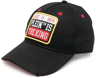 Logo-Patch Distressed Cap