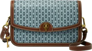 Fossil Women's Ainsley Printed PVC Flap Crossbody