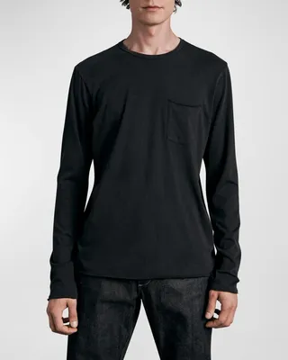 Men's Miles Raw-Edge T-Shirt