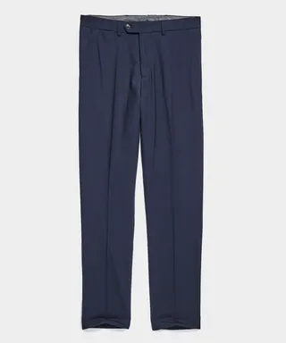 Italian Wool Foundation Sutton Suit Pant in Navy