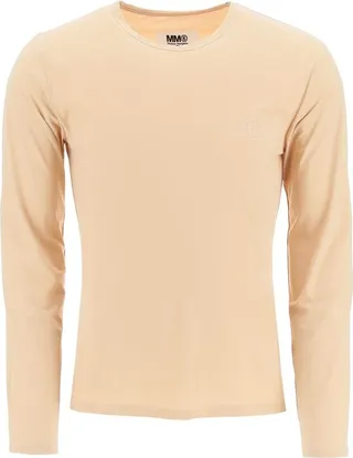 MM6 Maison Margiela Numbers-Printed Crewneck T-Shirt