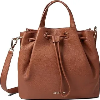 Cole Haan Grand Ambition Bucket Bag (British Tan) Handbags
