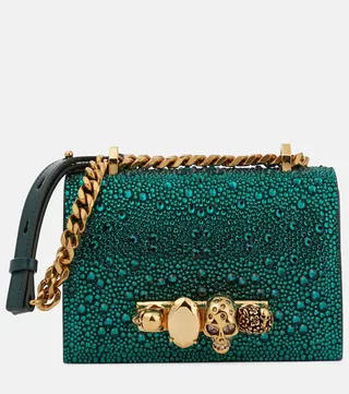 Jewelled Satchel Mini embellished crossbody bag