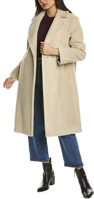 Cinzia Rocca Icons Teddy Wool-Blend Coat