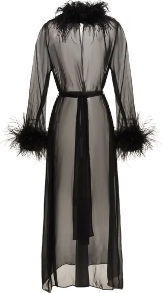 Silk Feather Robe